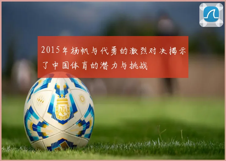 2015年杨帆与代勇的激烈对决揭示了中国体育的潜力与挑战